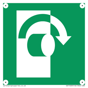 SV11609: E019 safe condition turn clockwise to open