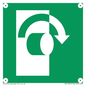 SV11609: E019 safe condition turn clockwise to open