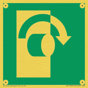 SV11609: E019 safe condition turn clockwise to open