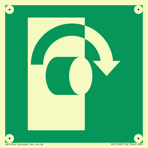 SV11609: E019 safe condition turn clockwise to open