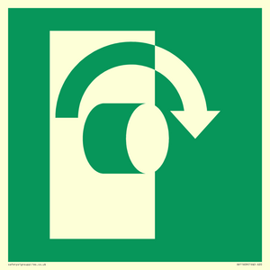SV11609: E019 safe condition turn clockwise to open