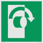 SV11609: E019 safe condition turn clockwise to open