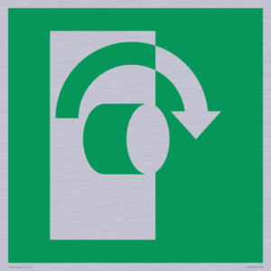 SV11609: E019 safe condition turn clockwise to open