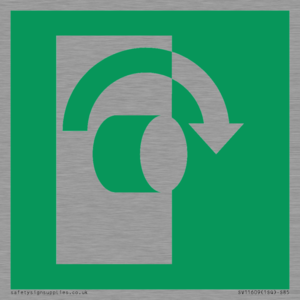 SV11609: E019 safe condition turn clockwise to open