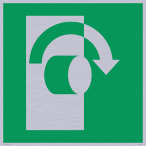 SV11609: E019 safe condition turn clockwise to open