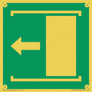 SV11639: E034 safe condition door slides left to open