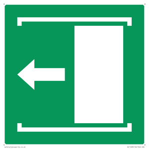 SV11639: E034 safe condition door slides left to open