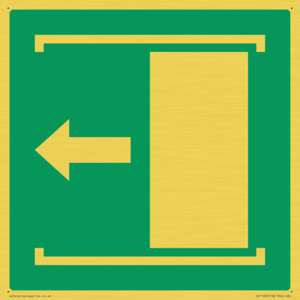 SV11639: E034 safe condition door slides left to open