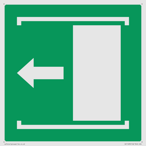 SV11639: E034 safe condition door slides left to open