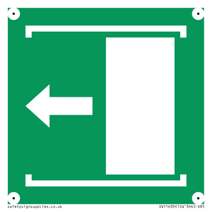 SV11639: E034 safe condition door slides left to open