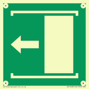 SV11639: E034 safe condition door slides left to open