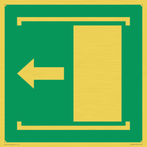 SV11639: E034 safe condition door slides left to open