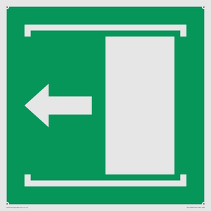SV11639: E034 safe condition door slides left to open