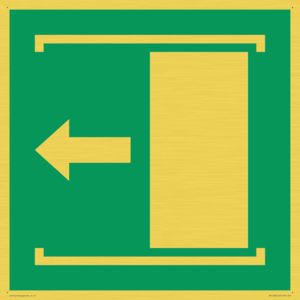 SV11639: E034 safe condition door slides left to open