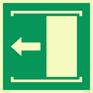 SV11639: E034 safe condition door slides left to open