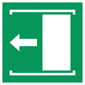 SV11639: E034 safe condition door slides left to open