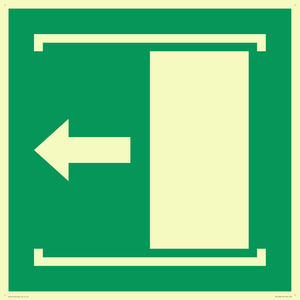 SV11639: E034 safe condition door slides left to open