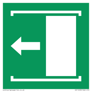 SV11639: E034 safe condition door slides left to open