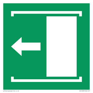 SV11639: E034 safe condition door slides left to open