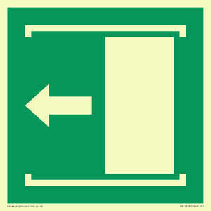 SV11639: E034 safe condition door slides left to open