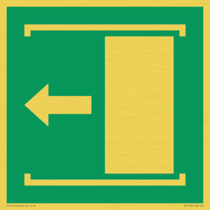 SV11639: E034 safe condition door slides left to open