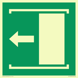 SV11639: E034 safe condition door slides left to open