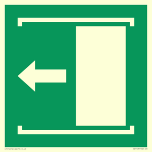 SV11639: E034 safe condition door slides left to open