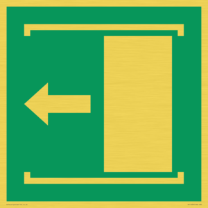 SV11639: E034 safe condition door slides left to open