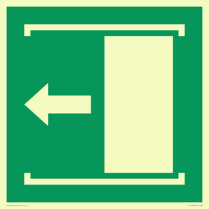 SV11639: E034 safe condition door slides left to open