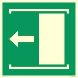 SV11639: E034 safe condition door slides left to open