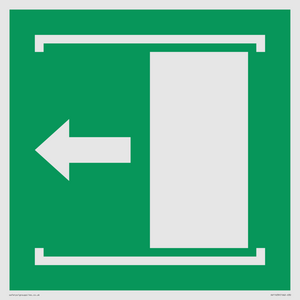 SV11639: E034 safe condition door slides left to open