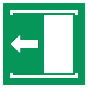 SV11639: E034 safe condition door slides left to open