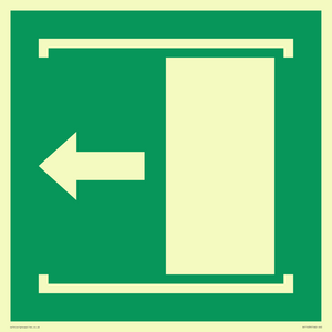 SV11639: E034 safe condition door slides left to open