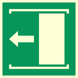SV11639: E034 safe condition door slides left to open