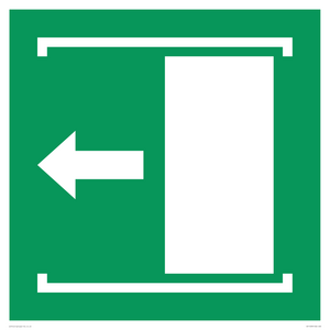 SV11639: E034 safe condition door slides left to open