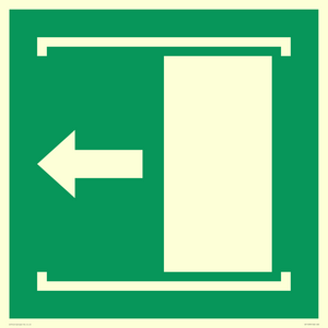SV11639: E034 safe condition door slides left to open