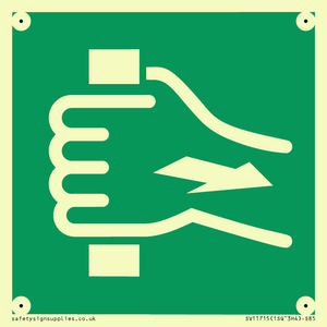 SV11715: E904 safe condition pull bar to open