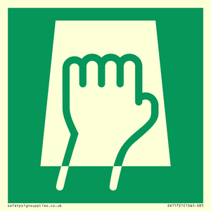 SV11721: E906 safe condition push pad to open