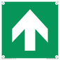 SV11723: E907 Safe condition: Up / forwards arrow (90 deg supplimentary)