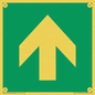 SV11723: E907 Safe condition: Up / forwards arrow (90 deg supplimentary)