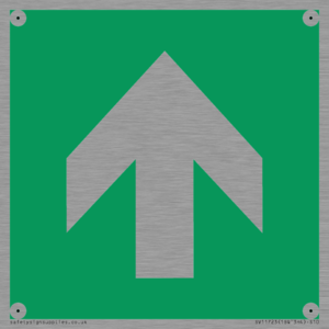 SV11723: E907 Safe condition: Up / forwards arrow (90 deg supplimentary)