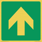 SV11723: E907 Safe condition: Up / forwards arrow (90 deg supplimentary)