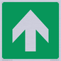 SV11723: E907 Safe condition: Up / forwards arrow (90 deg supplimentary)