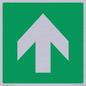 SV11723: E907 Safe condition: Up / forwards arrow (90 deg supplimentary)
