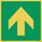 SV11723: E907 Safe condition: Up / forwards arrow (90 deg supplimentary)