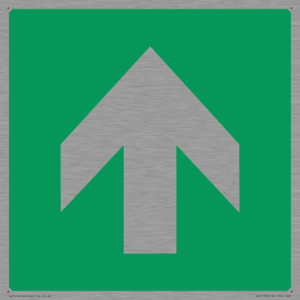SV11723: E907 Safe condition: Up / forwards arrow (90 deg supplimentary)