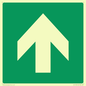 SV11723: E907 Safe condition: Up / forwards arrow (90 deg supplimentary)