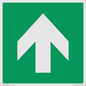 SV11723: E907 Safe condition: Up / forwards arrow (90 deg supplimentary)