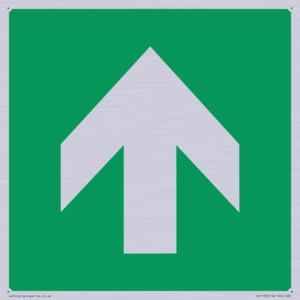 SV11723: E907 Safe condition: Up / forwards arrow (90 deg supplimentary)