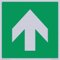 SV11723: E907 Safe condition: Up / forwards arrow (90 deg supplimentary)